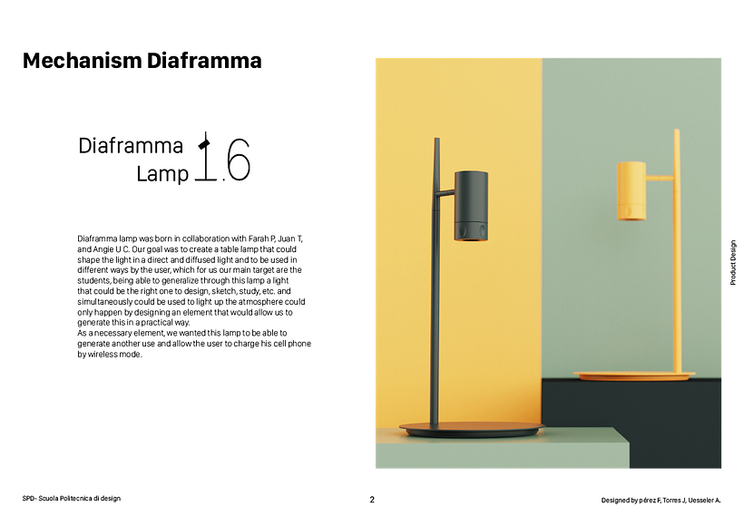 Diaframma Lamp - 3D