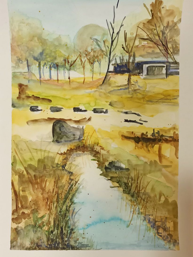 Mi Proyecto del curso:  Paisajes naturales en acuarela 0