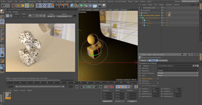 C4D + Arnold Render  1