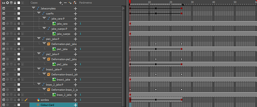procesos de animación.