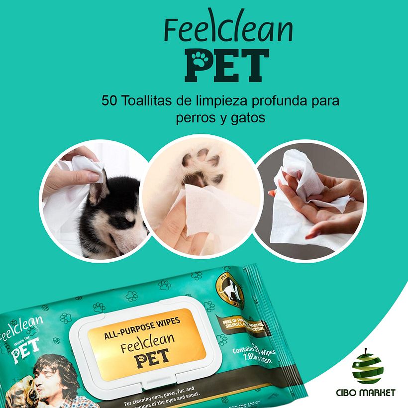 Toallitas Húmedas Para Perros & Gatos  5