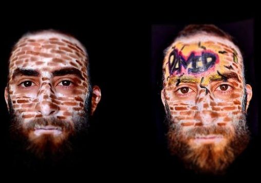 Modelo David. Pared Grafititi 