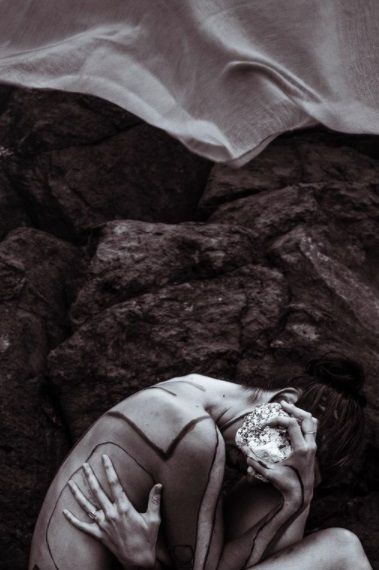 Modelo Mireia y Fotógrafa Isabel. Abstracto Naturaleza 