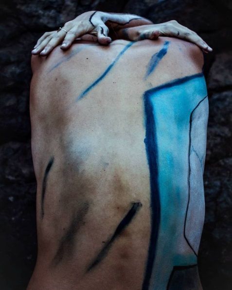 Modelo Mireia y Fotógrafa Isabel. Abstracto Naturaleza 