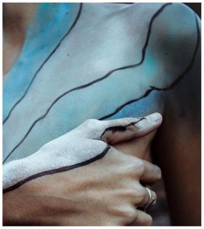 Modelo Mireia y Fotógrafa Isabel. Abstracto Naturaleza 