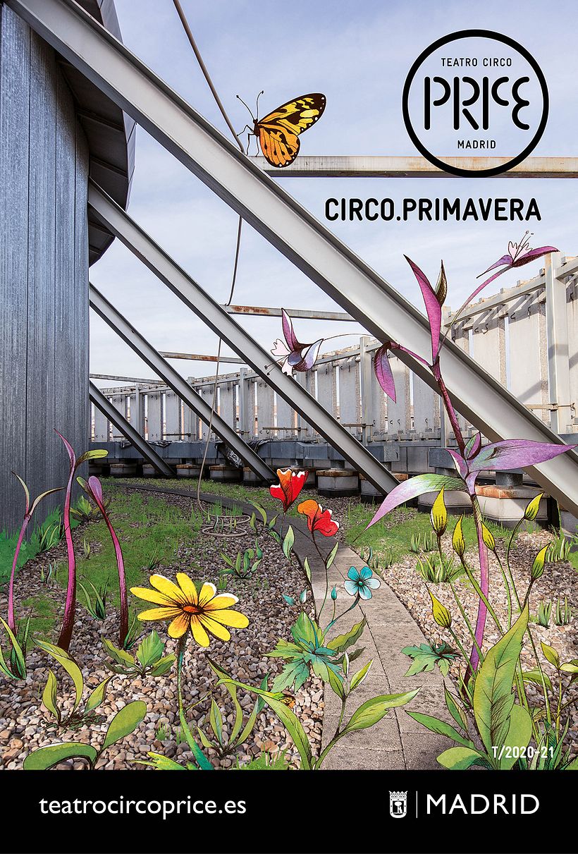 Ilustración formato vertical adaptado a tamaño Mupi o marquesina.