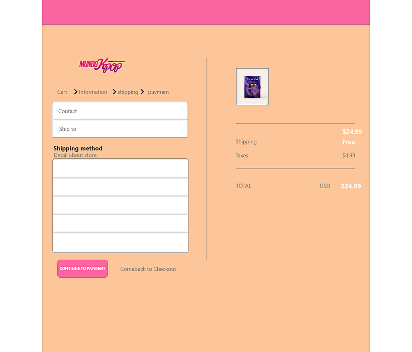 All Kpop diseño de interfaz 6