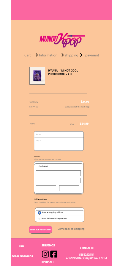 All Kpop diseño de interfaz 15