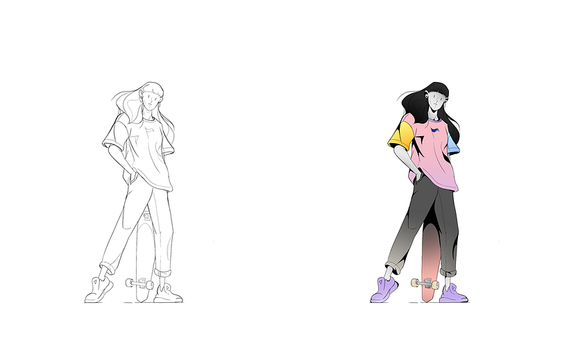 Linework and Coloring