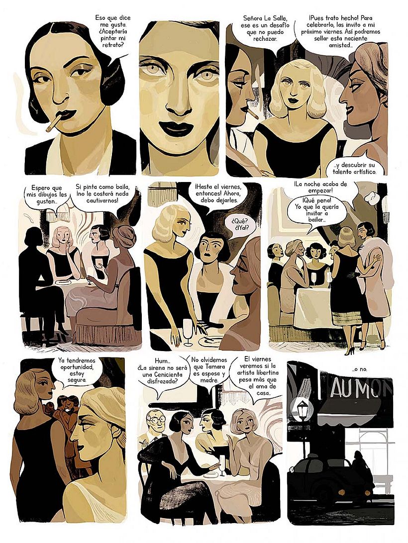 Tamara de Lempicka por Virginie Greiner y Daphné Collignon.