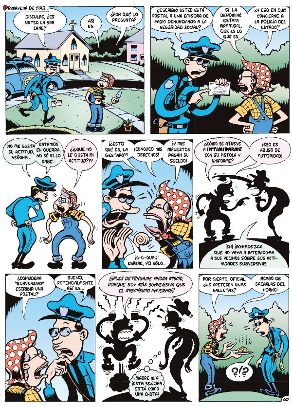 Credo. Rose Wilder Lane, la feminista libertaria por Peter Bagge.