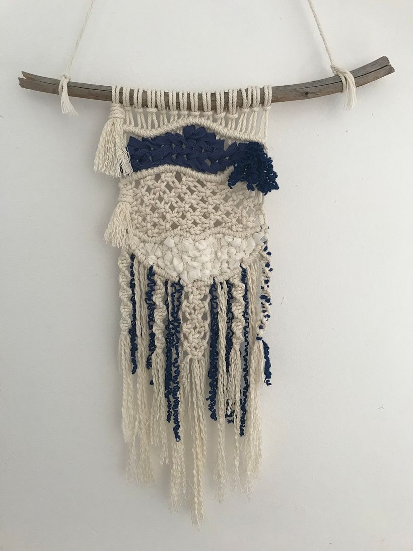 White and blue : inspired by Portuguese tiles.  1