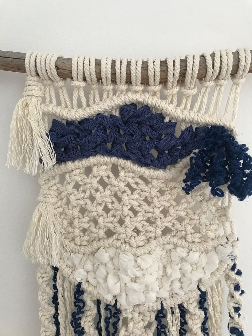 White and blue : inspired by Portuguese tiles.  1