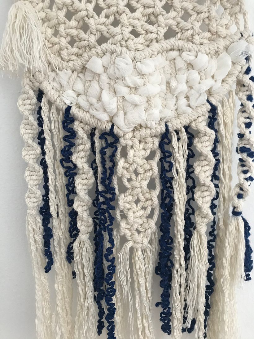 White and blue : inspired by Portuguese tiles.  2