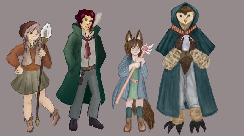 My project in Introduction to Design of Characters for Animation and Video Games course 0