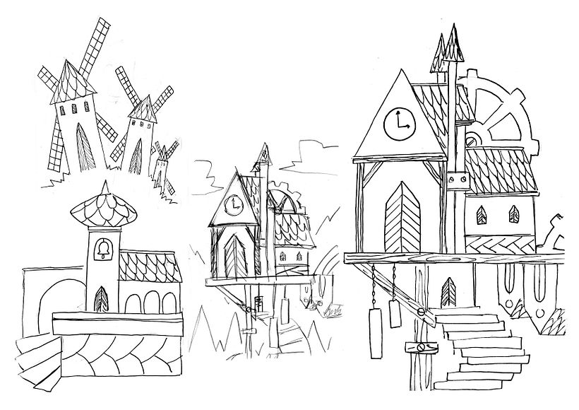 Mi Proyecto del curso: Introducción al grabado ilustrado con Procreate (Arlequines del tiempo) 1