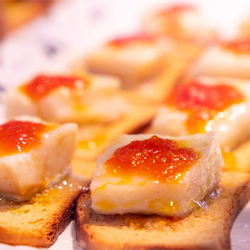 Fotografía de tapas de bacalao