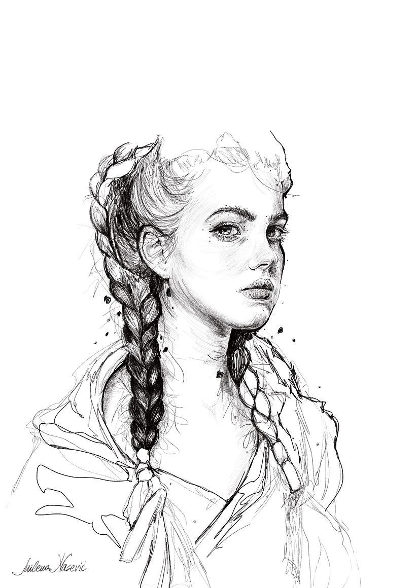 My project in Illustrated Portraits with Procreate course 0