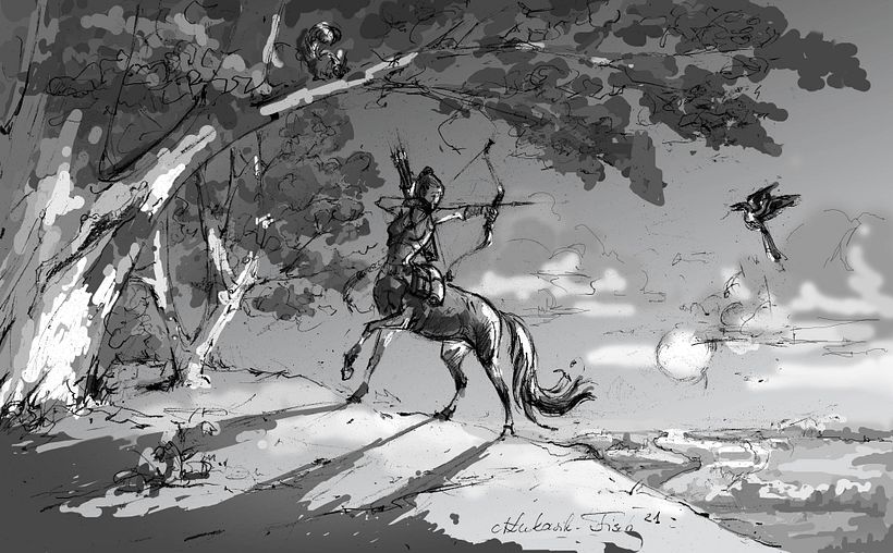 Greyscale. As I can't run the present Version of PS on OS X El Capitan, I went back to my old Mac with the CS3 on board.:((