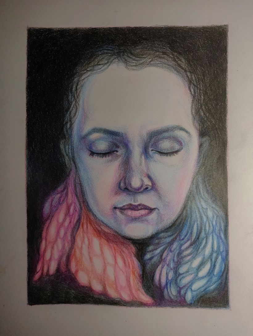 My project in Chiaroscuro Creative Portrait with Pencils course 0