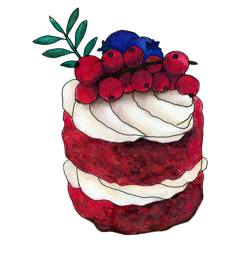 Practica acuarela - Red velvet 0