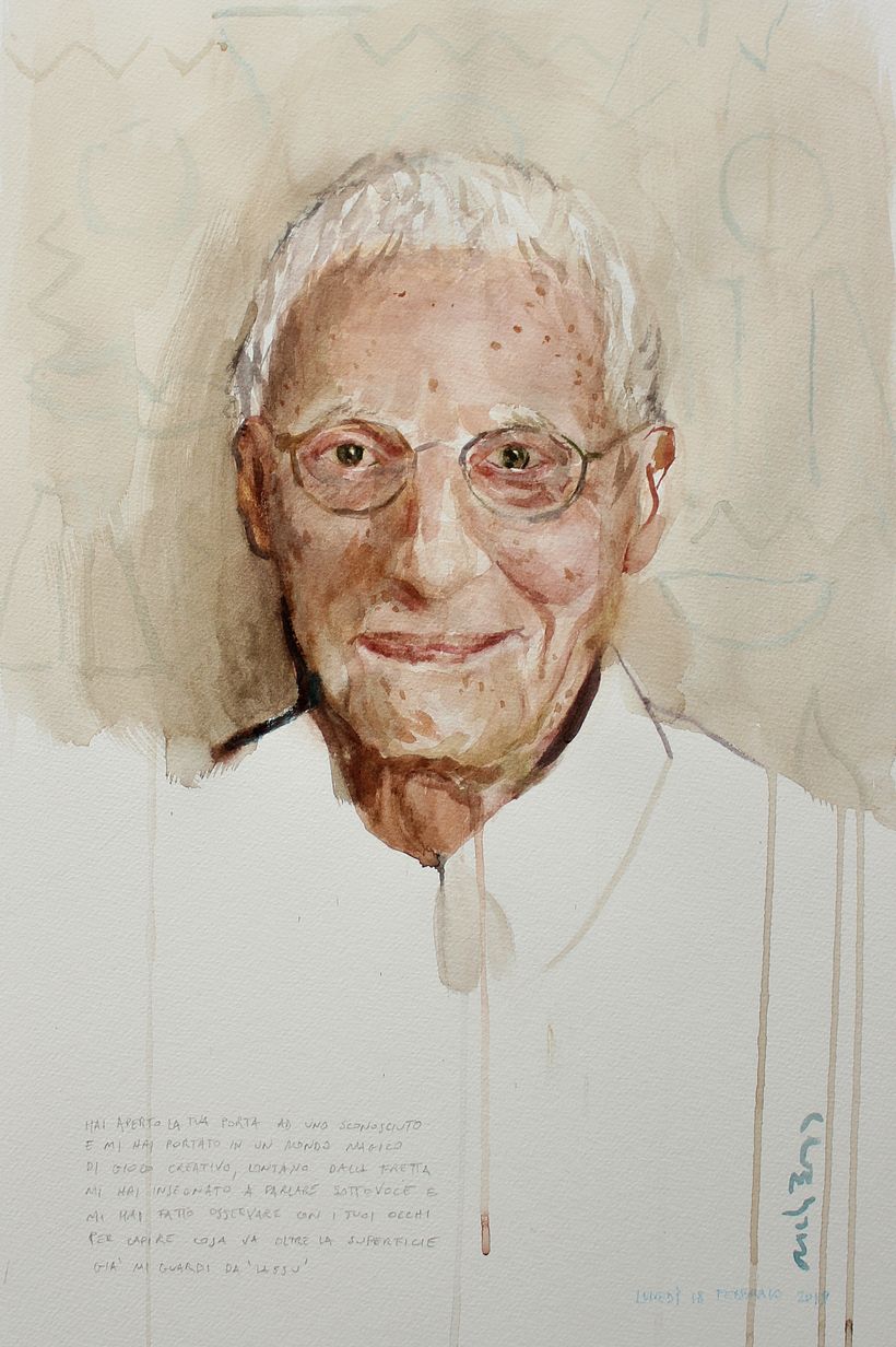 Sandro. Watercolor on Paper, 2019