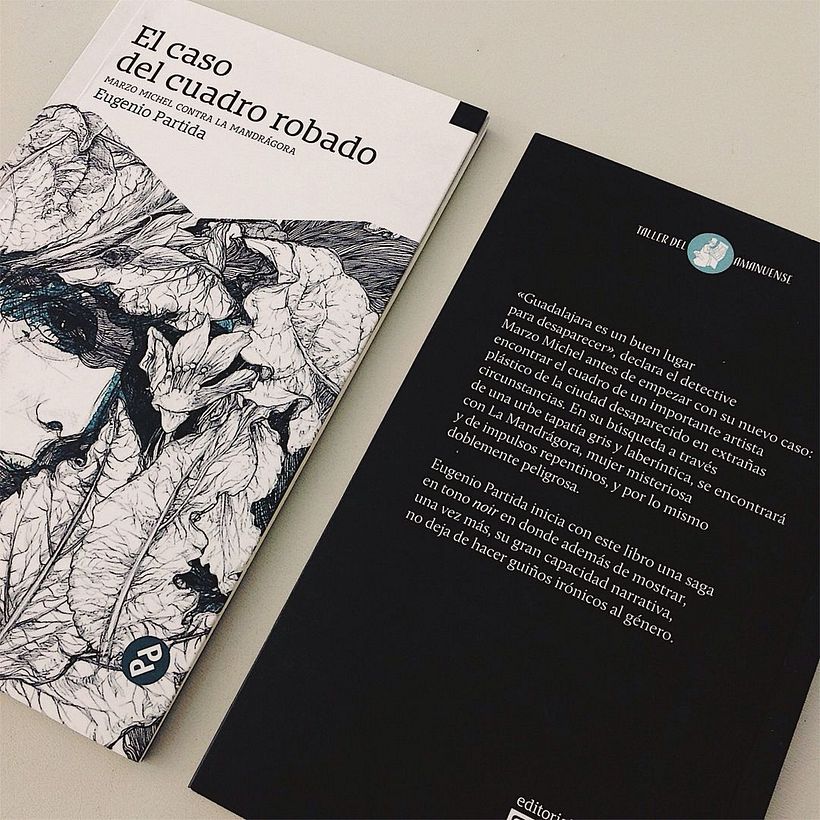 María Mandrágora: portada para el libro "El caso del cuadro robado" (2017) 3