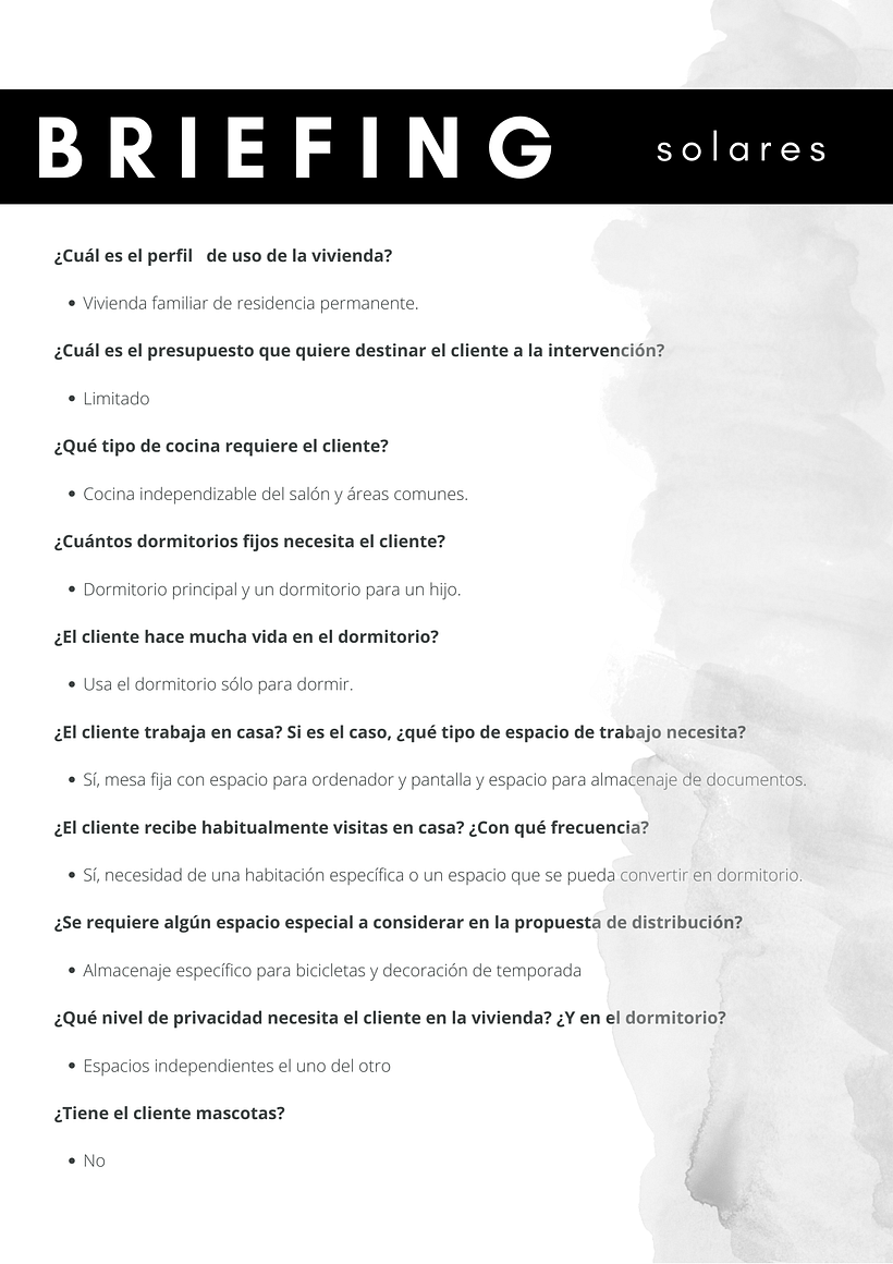 El briefing