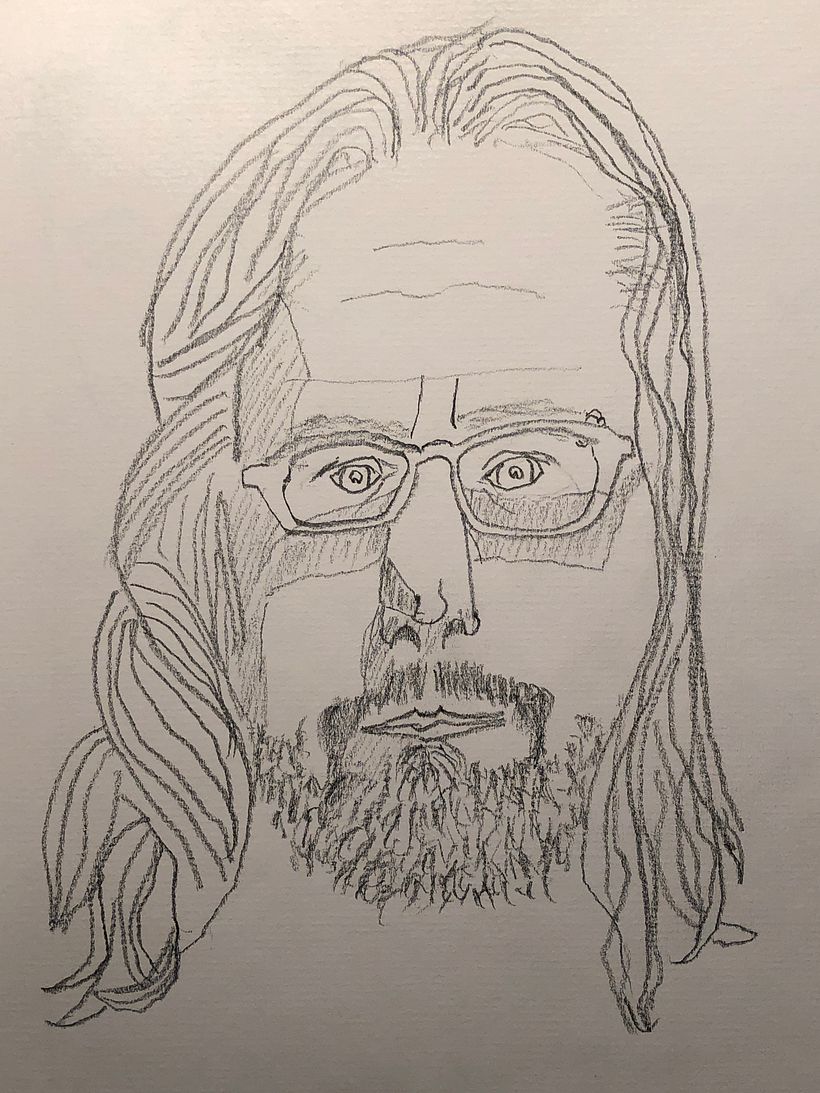 Self portrait... my first real drawing in 30 years!