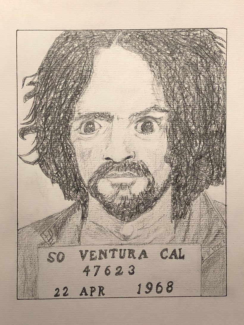 Portrait of Charles Manson