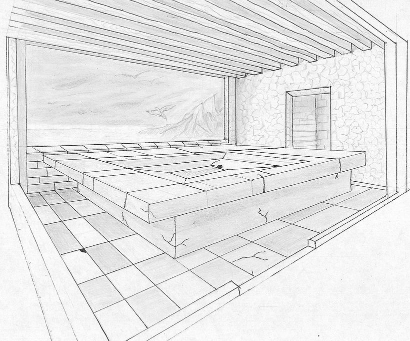 Drawing by hand is a simple way to create an architectural design.