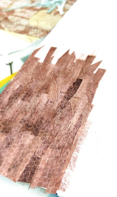 Collage con papel (basado en el curso de ilustración con papel) 0