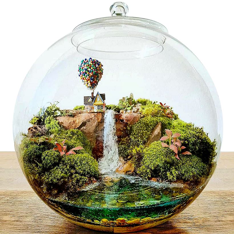 Mini fantasy garden. By Terra Jardim Ateliê Botânico.