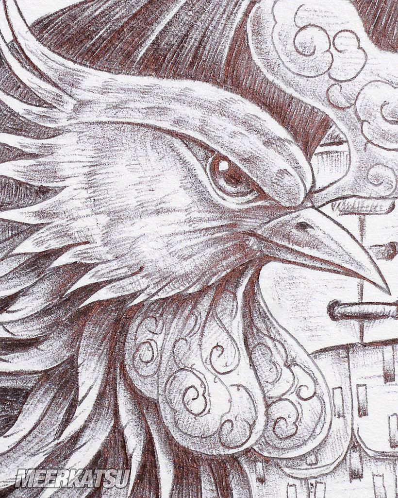 5. Interestingly, the black ink in the Bic biro reflects a lot of red when photographed.