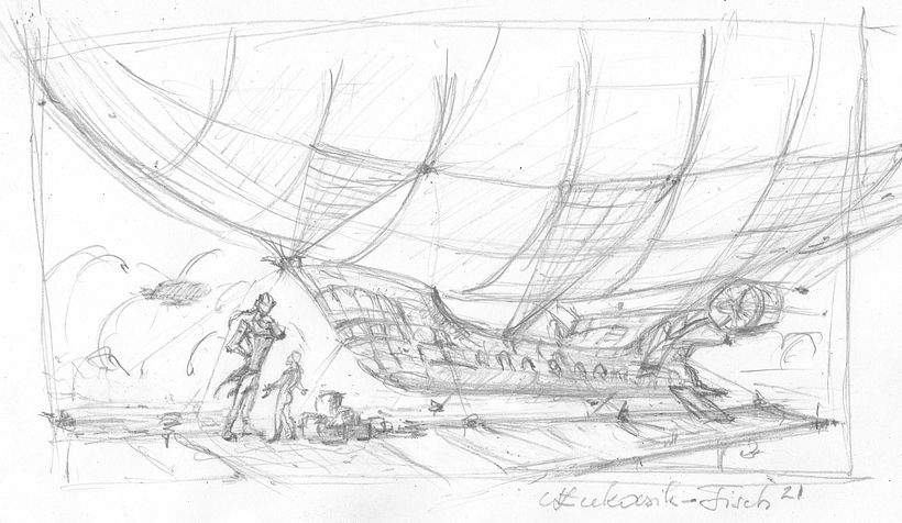 Could be a parallel project. I like steampunk. It's my own story and as well. It's why I'm lerning this and zbrush.