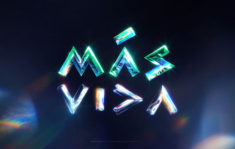 MÁS VIDA | Typography Experiment 0