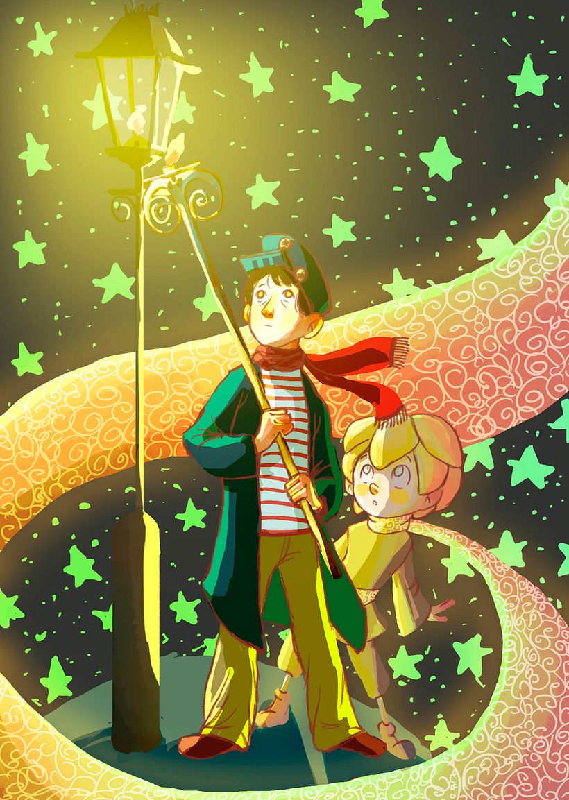 Proyecto 3. Ilustración El Principito -1