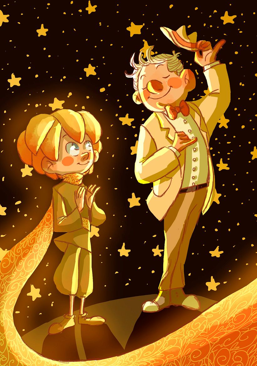 Proyecto 3. Ilustración El Principito 1