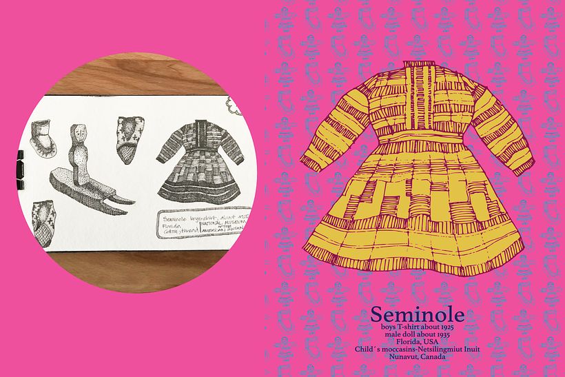 Seminiole Dress, after a visit in the National Museum of the American Indian (USA 2018)