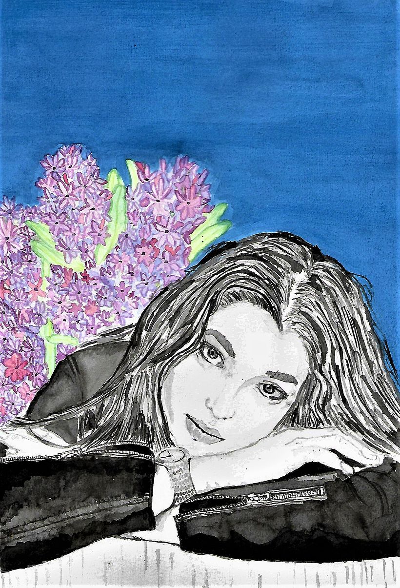 Retratos en acuarela y tinta 0