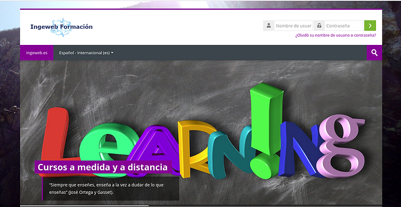 Nueva web Ingeweb Formación 0