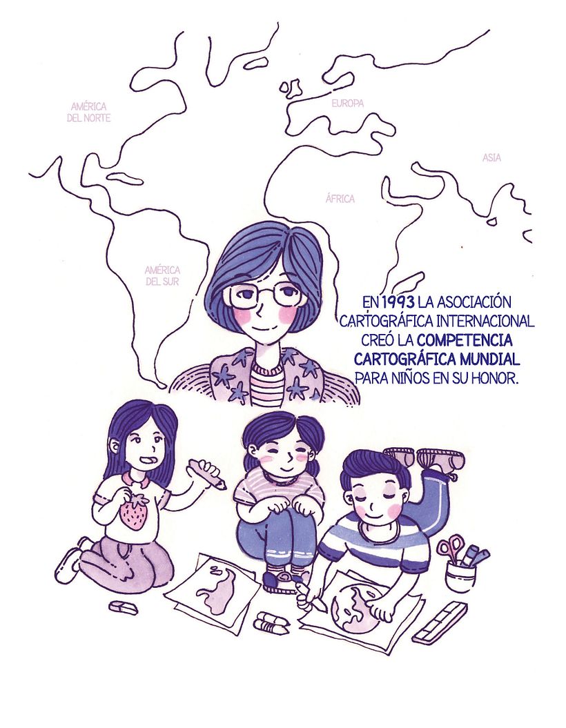 La competencia cartográfica mundial para niños lleva su nombre en su honor.