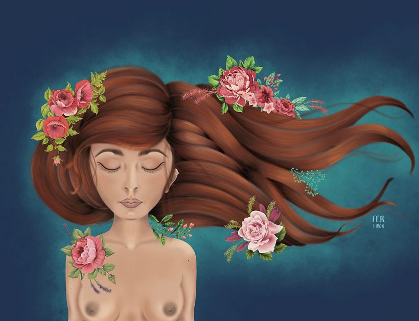 Ilustración realizada con Procreate 