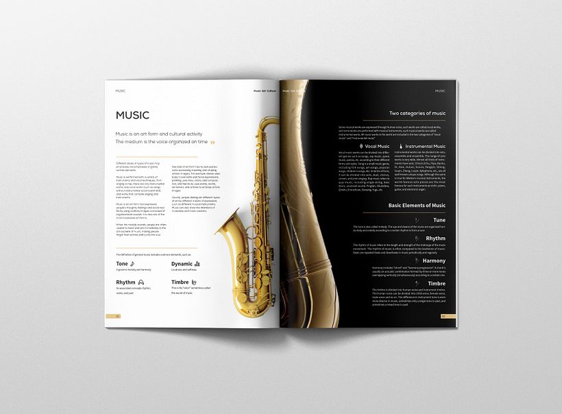 Music Brochure Design -1