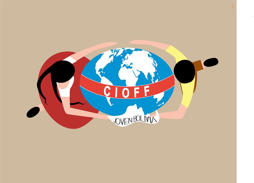 Para en concurso de carteles de la Escuela de Danza Joven Bolivia (CIOFF)