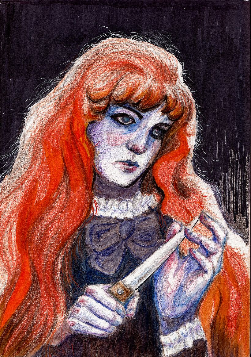 My project in Chiaroscuro Creative Portrait with Pencils course 0