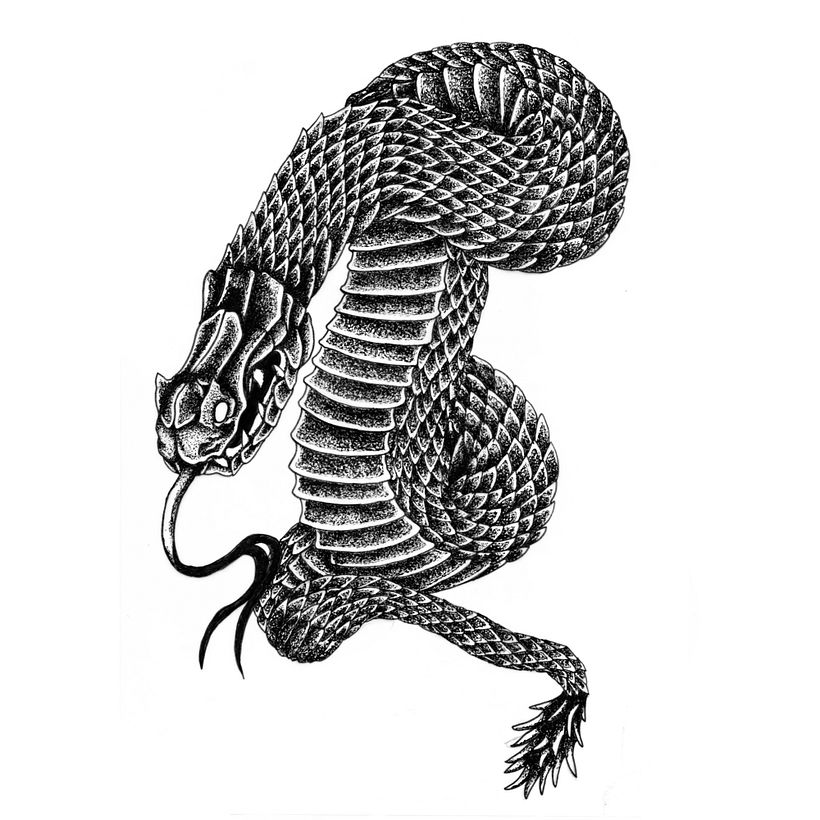 My project in Blackwork Tattoo Design course 0