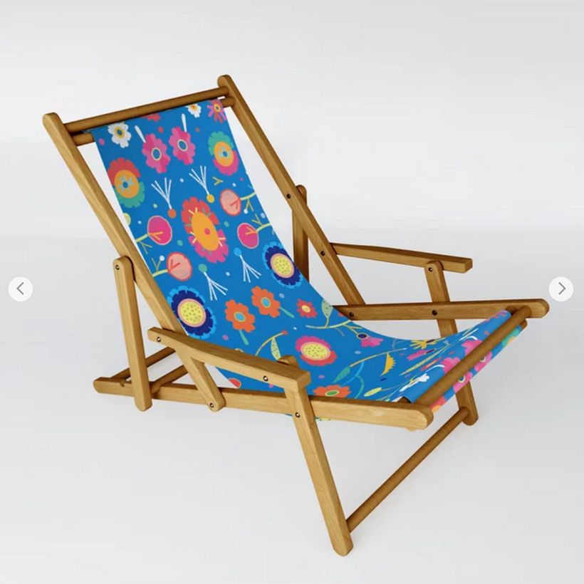 Silla plegable disponible en Society6/Lauinmoon
