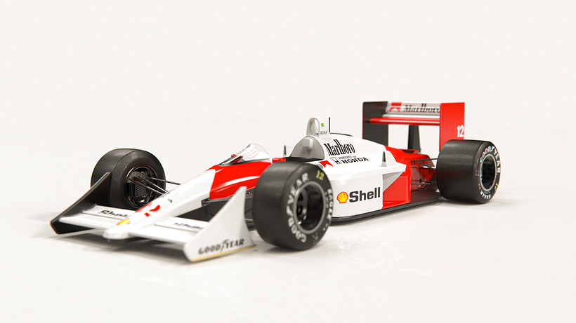 1988 Mclaren mp4/4 - 3D