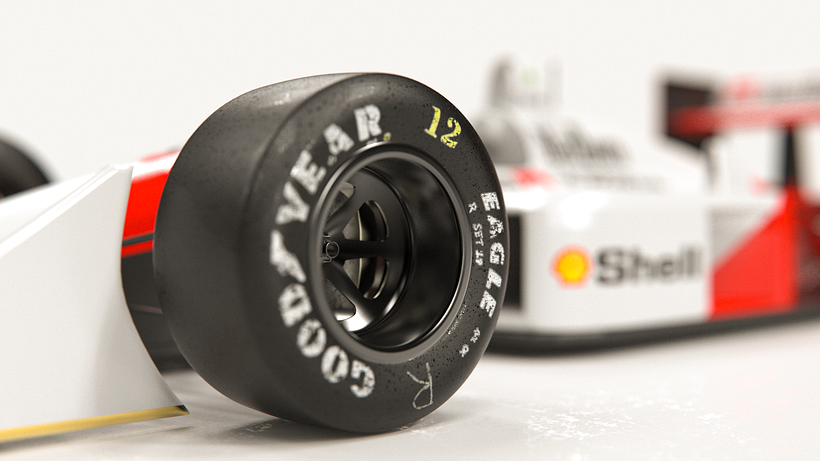 1988 Mclaren mp4/4 - 3D